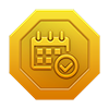 Бейдж Бесперебойность Crypto Traders Calculator