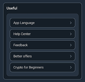 Profile Page in Crypto Traders Calculator